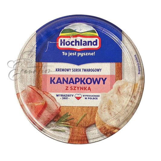 Сир "Kanapkowy" (Канапковий) з шинкою" ТМ Hochland 130g