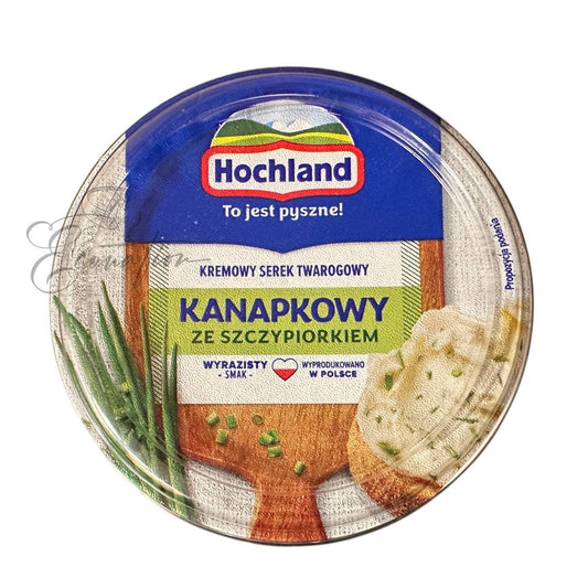 Сир "Kanapkowy" (Канапковий) із зеленою цибулею" ТМ Hochland 130g