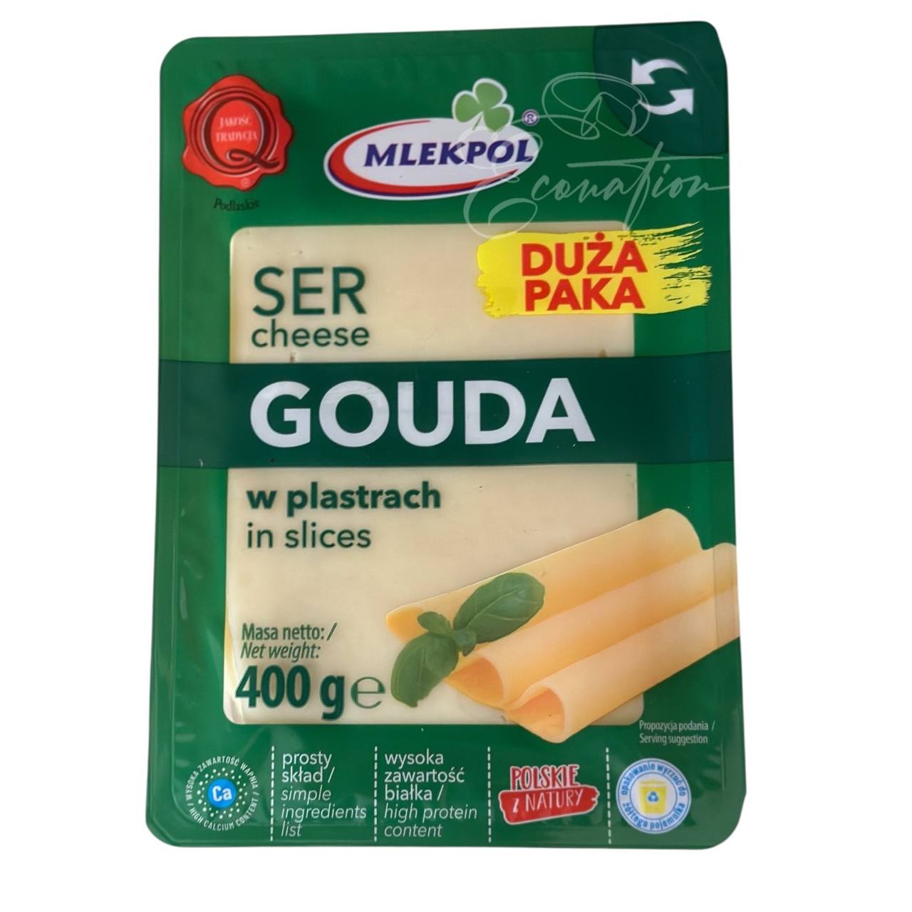 Сир "Gouda" ТМ Mlekpol 400г